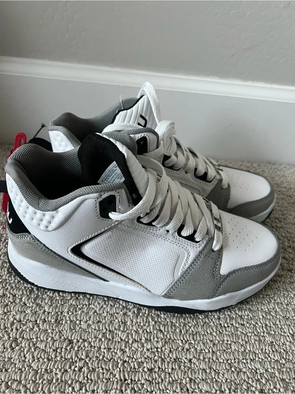 pair of   FUBU Men's the Hustle Athletic Leisure Sneakers size 7 NWT $25